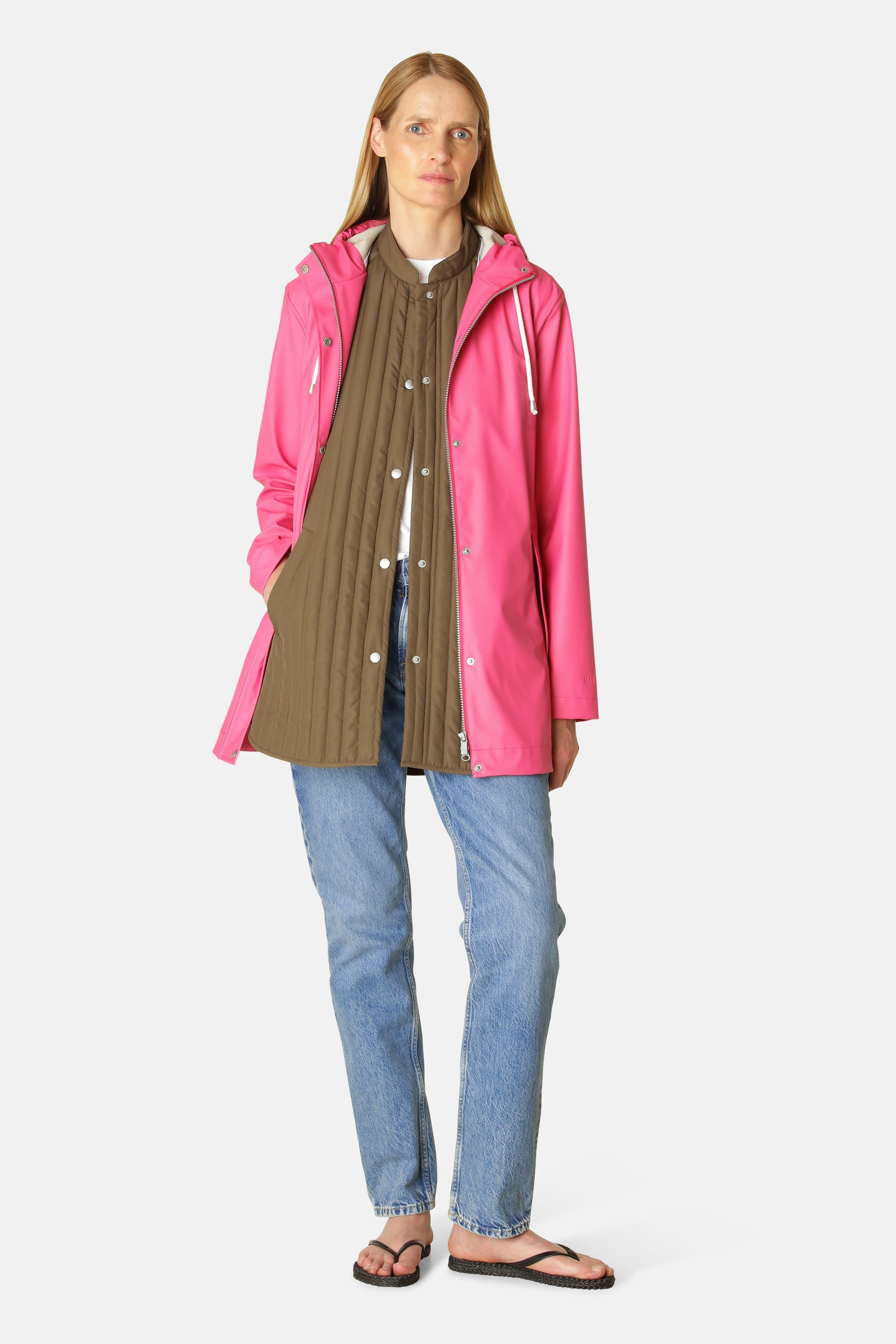 Light Raincoat - Magenta